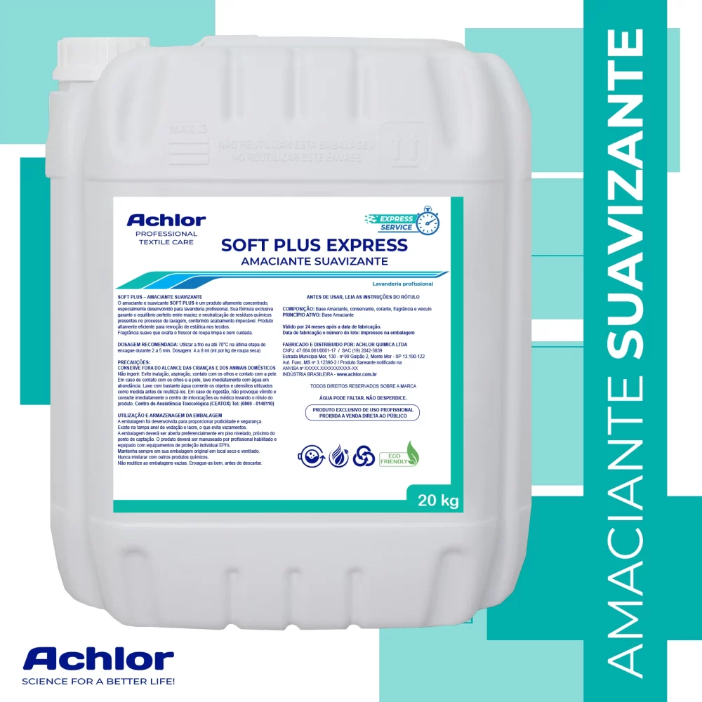 SOFT PLUS EXPRESS – AMACIANTE SUAVIZANTE